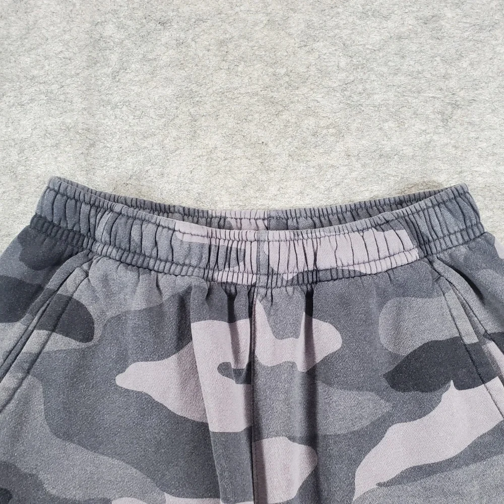Nike Fleece Shorts Mens Small Grey Camo Club Sportswear CJ9931-022